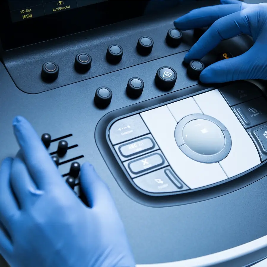 using medical equipment