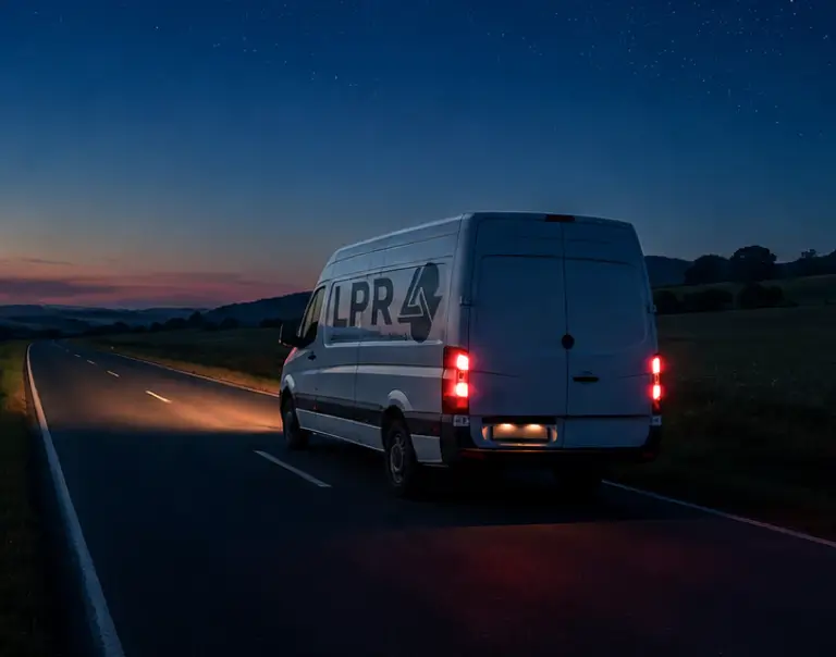 LPR-Transporter bei Nacht